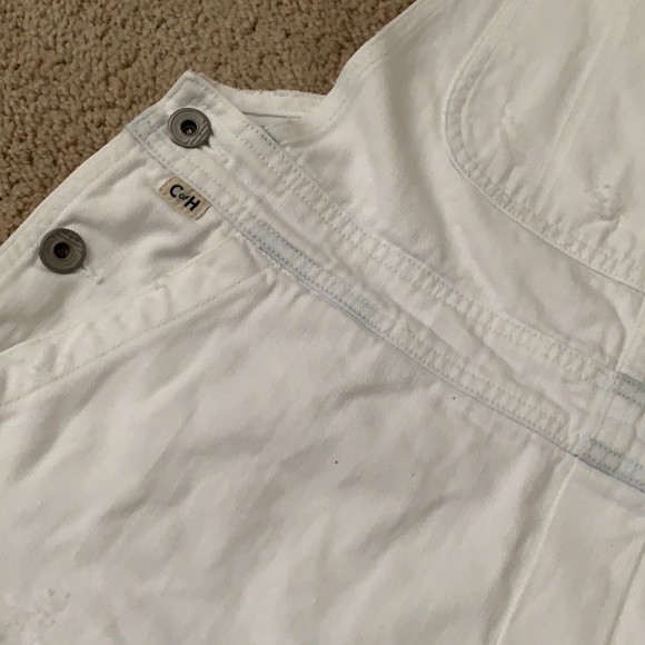 Citizens of Humanity Quincy Overalls White SMALL - Picture 5 of 7